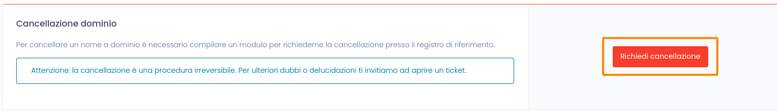 cancellazione